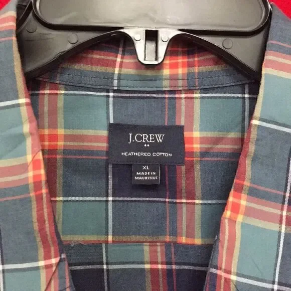 XL Plaid J.Crew Button Down Shirt EUC - Picture 3 of 6